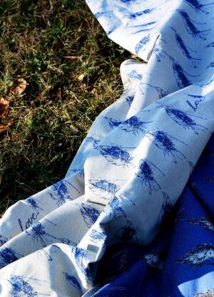 Jacquard Baby Wrap  Plume Pastel Blue  R/S