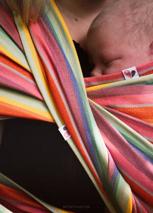 Twill-weave Baby wrap    Candy Floss Oro   s.5