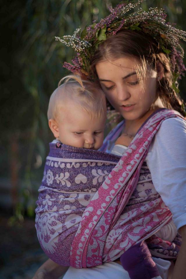 Jacquard baby ring sling   Lea  r/s